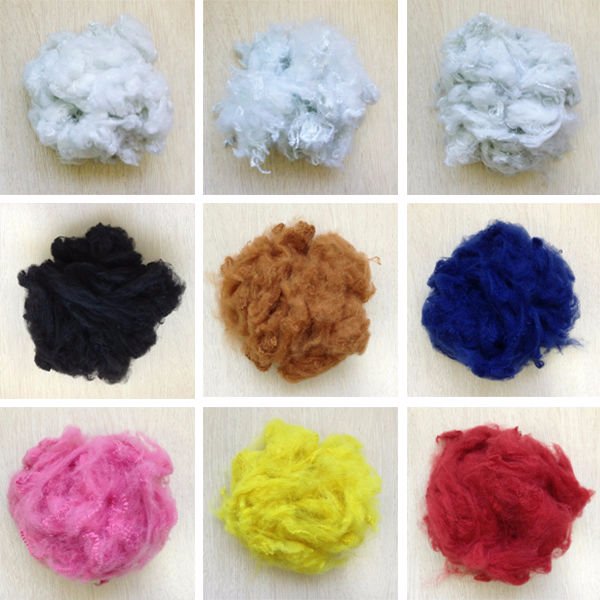 huafangfiber's profile picture. we are the factory major produce recycled solid polyester fiber since 2004,size 1.5-15D,28-102mm,welcome to contact us for more details