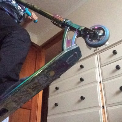 E7H_SP31RS's profile picture. I have a Segway and it is green and it plays music and I have a black mini rocket and a oil stunt  scooter and subscribe to my channel it is E7H_SP31RS