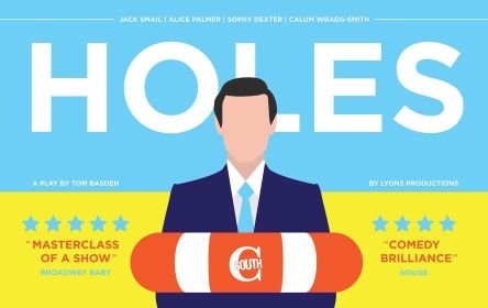 Returning to #Edfringe with our show 'Holes' by Tom Basden (14th-20th August, C South Main Theatre) after our 5* success with 'Party' last year.