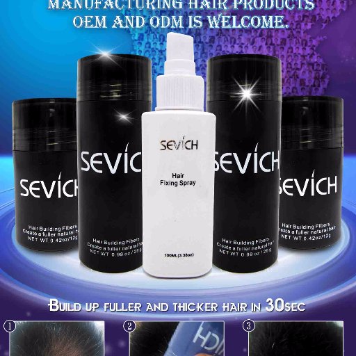 RitaTowne1's profile picture. sevich(Toppik&Caboki) hair building fiber
Sevich Retail Box
Sevich refill pack
Hair fixing spray
Foldable Mirror
Hairline Optimizer
Liquid hair regrowth