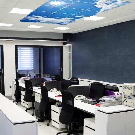 LED verlichte en kwalitatief hoogwaardige panoramaplafonds met bewezen meerwaarde voor zowel leef- als werkklimaat.