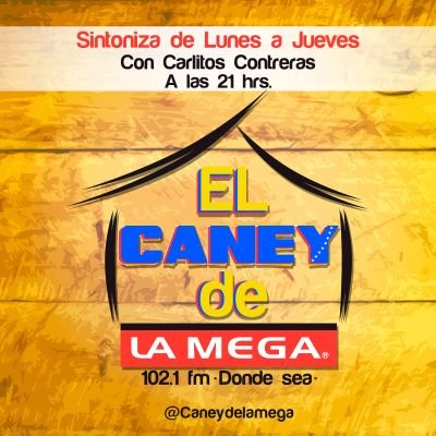 El @CaneydelaMega resaltando la cultura Venezolana de lunes a jueves a las 21hrs. por @LaMega102FM Conducción @carlitos.contreras1(ig) y @jedamega82