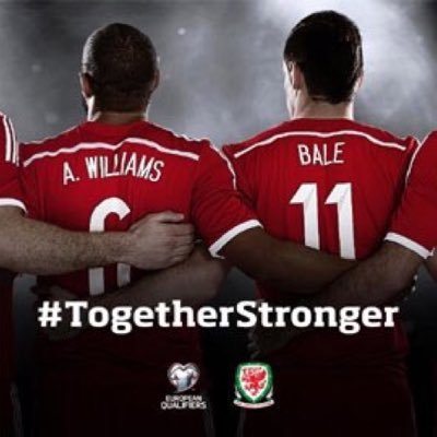 #TogetherStronger is a huge very popular mass movement of everything Welsh and everything proud about being Welsh and kicking ass in football!