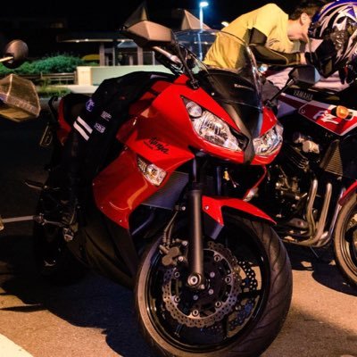 taka97354179's profile picture. 2016/6/15 ninja400r 納車しました！ 初心者ライダーです。無言フォロー失礼します。ツーリング誘っていただけると嬉しいです！