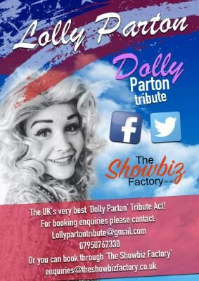 UK based Dolly Parton tribute act, performing the hits & some country covers!
For all bookings please contact lollypartontribute@gmail.com OR  @showbizfactory