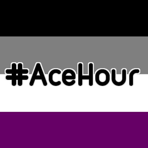 Join us for weekly discussions about all things asexual! Hosted by @killertiler every Sunday @ 11:30am CST (17:30 GMT). Use the hashtag #AceHour. Cake optional.