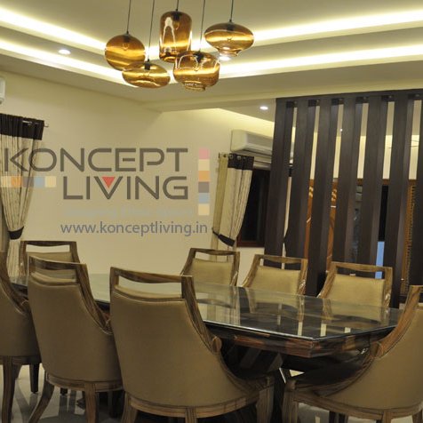 Koncept Living Interior Concepts is professional interior design company operating from Hyderabad. They are known for their stylish,contemporary urbane designs.