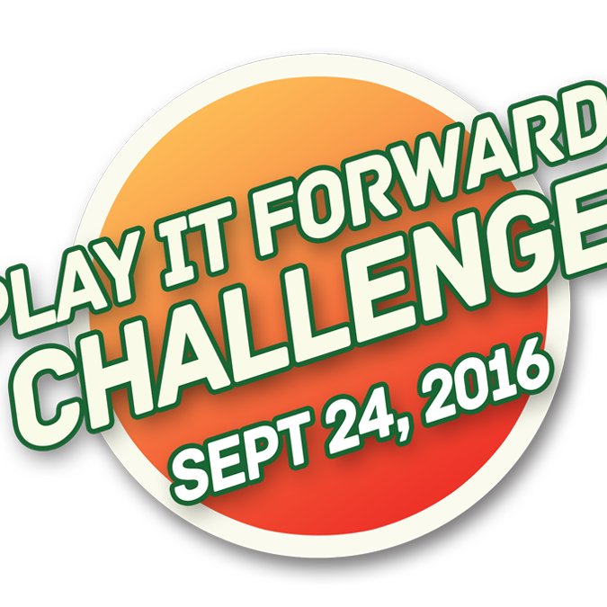 Teams of grownups having an adult Playday (and  raising money for the community while doing it). September 24th at The  RISE Centre. #playitforward