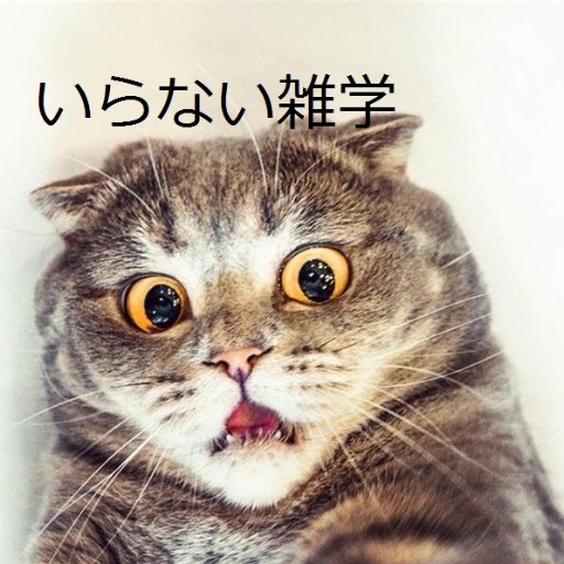 いらない雑学 Zatugaku Twitter いらない雑学 Zatugaku Twitter