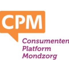 CPM, Consumenten Platform Mondzorg, een onafhankelijke organisatie die opkomt voor uw belangen in de mondzorg en die vraagt om uw input!