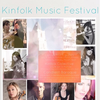 kinfolkfest3's profile picture. Chamber fest combining classical with folk music in a relaxed setting. Running 15/16 July 2016 in Kinsale and Castletownshend, Co.Cork, Ireland