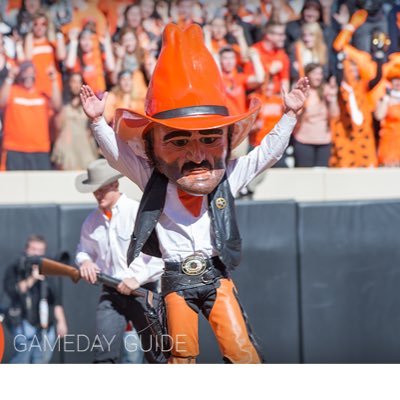 Not the official Pistol Pete. Absolute Orange bleeding Cowboy fan. America’s Brightest Orange 24/7!!!