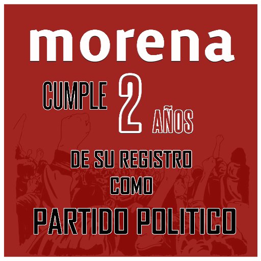 Cuenta de Twitter oficial del Comité Municipal de Morena Tehuantepec