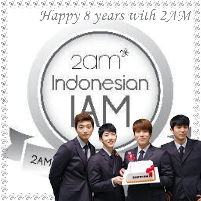 The first Indonesian fanbase for ballad idol group 2AM ~ I exist because of AM ~
Contact: 2amIndo@gmail.com