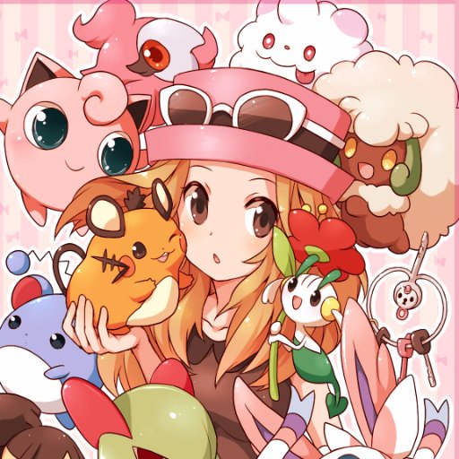 Fairy types and other kawaii Pokemon.  フェアリーポケモン使い。