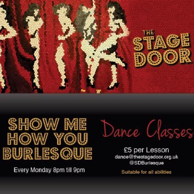 SDBurlesque's profile picture. @TheStageDoorSO brings you weekly class for those who love the art of Burlesque & Cabaret, we also cater for Birthday/Hen Party's so get in touch for more info