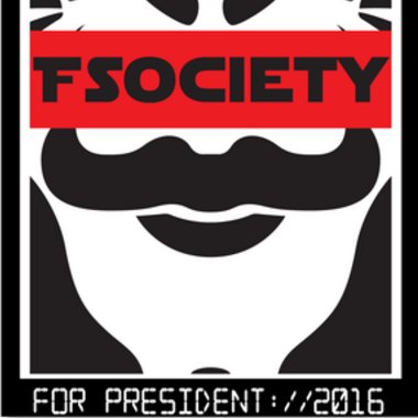 With our current presidential race highlighting cartoon characters as candidates, it is only right to represent an FSOCIETY for president campaign