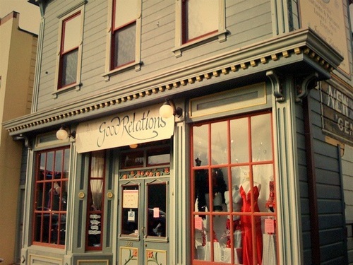 Good Relations Lovers Boutique. On 2nd St. in Old Town, between C & D!