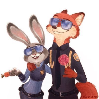 I'm from Zootopia.I'm Judy Hopps. I may seem small but I can crack a case.Partner: He's gone.I murdered him :3 JK