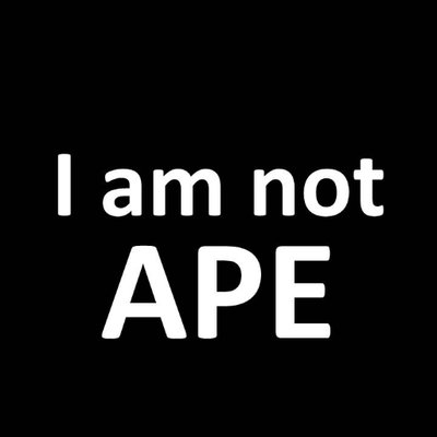 i am not ape mocci911 twitter