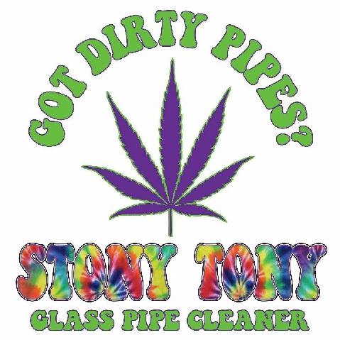 Stony Tony Glass Pipe Cleaner Is All Natural & Leaves Your Glass Pipes Looking Brand New With No Residue. YOU HAVE TRIED THE REST NOW TRY THE BEST!!!