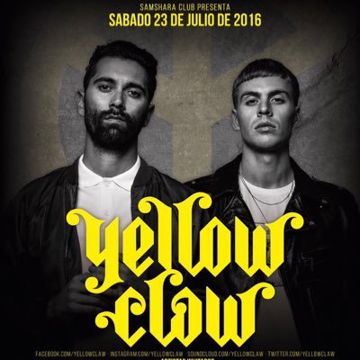 Empezamos este sábado 23 con Yellow Claw y muchos ms DJs invitados en el C.C Panoramis (Alicante)