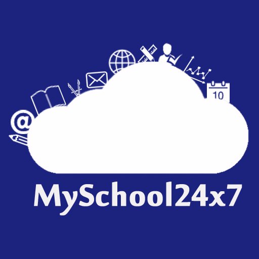 MySchool24x7 app includes all the information an engaged parent would need ( news, events, results, attendance and opinion) at the touch of the button.