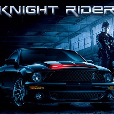 I sat in the car and performed a knight rider on myself.
