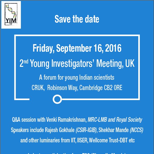 yim_uk's profile picture. YIM-UK is an interdisciplinary organisation that aims to assist early career Indian researchers in the UK to identify prospective career opportunities.