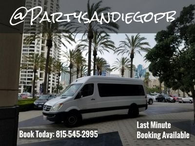 The experience of a Lifetime.                                   
IG: Partysandiegopb
                   
Partysandiegopb@gmail.com   858 333 6800