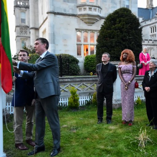 The Honorary Lithuanian Consulate in Kent. An 1833 gothic revival Jacobean style country house in Ingress Park, Greenhithe, Kent, England, UK