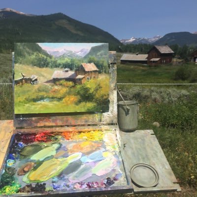 Cheryl #pleinair #landscape #artist in #Denver #Colorado #VP of #American #Impressionist Society, interested in #nature #environment & #preservation of both.