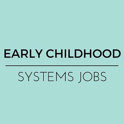 Sharing early childhood systems-level job openings, improving quality for young children bridging research, policy, & practice. Tweets by @teresaeg