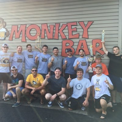 Nine time Adult League Champions in 3 of the 6 local rinks. We’re the best and everyone knows it. Sponsored by The Monkey Bar on Route 51, Pleasant Hills.