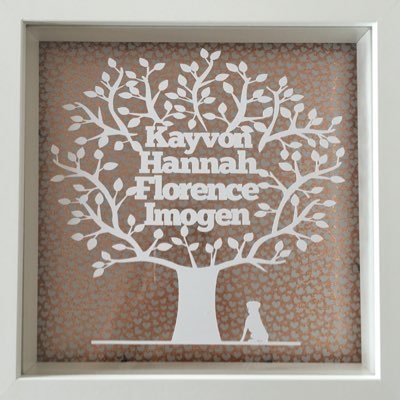 Handmade personalised frames for special occasions and memories