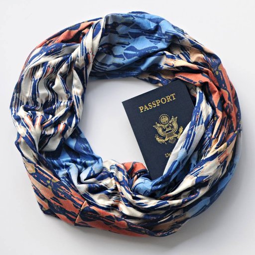 The World's Best Travel Scarf. Keep your items secure with the Speakeasy Pocket Scarf so you can enjoy the world.