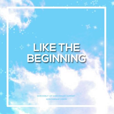 iKON DEBUT the 1st anniversary support ✨✨✨✨ PROJECT CAFE 'Like the beginning'