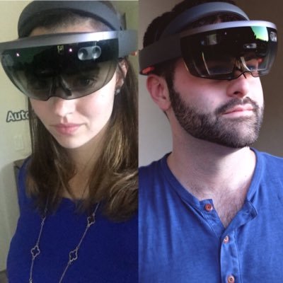 OurHoloLife's profile picture. A twenty-something couple in Silicon Valley nerding out on a holographic adventure with @Hololens #OurHoloLife #MixedReality #AR