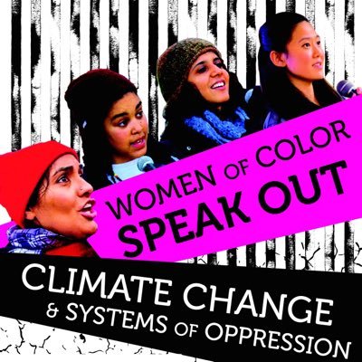 systems of oppression and climate change via intersectional lens on the root causes: capitalism, colonialism, racism, patriarchy. tweets by @hid_yin @zebra425