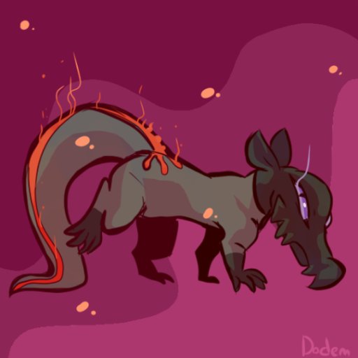 Salandits not only release toxic gases, they can also emit pheromones that attract males of all species, including Pokémon and humans #PKMNRP 18+ #OpenDMs #NSFW
