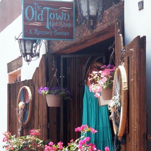 The Old Town Hat Shop and Accessory Boutique is located in the Historic Old Town section of Albuquerque, New Mexico. We offer a wide selection of hats.