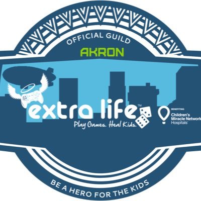 The official Guild representing Extra Life in the Akron area and supporting Akron Children's Hospital. We play games to heal kids, join us!