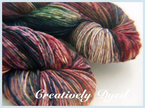 Hand Dyed Yarn and Fiber