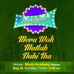 Thenandal_Ent's profile picture. Part of Thenandal Studios Limited. Biggest production house in Kollywood, expanding their support to theaterplays in Tamil Nadu