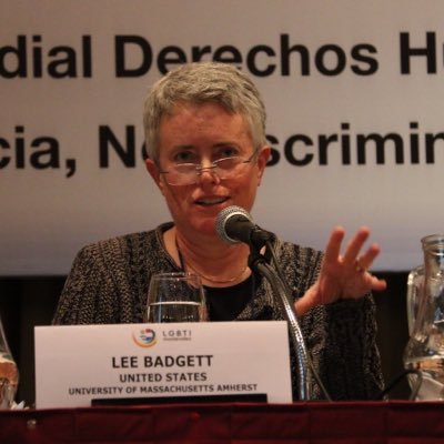 Author of The Economic Case for LGBT Equality: Why Fair & Equal Treatment Benefits Us All. Prof of economics & policy, UMass Amherst; Scholar Williams Inst