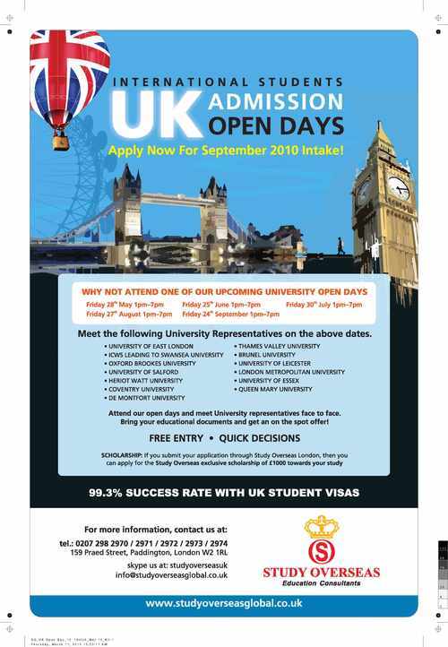 Study Overseas UK - for Study in the UK,Australia ,USA and Canada