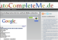 autocomplete_me's profile picture. Jeder kennt es oder hat es schon erlebt. Man sucht etwas bei Google und bekommt Vorschläge. Diese können so gut wie auch lustig sein.