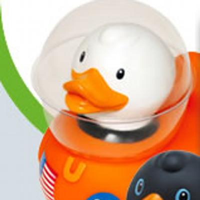 Bud Deluxe Duck Space Astronaut Rubber Duck 
