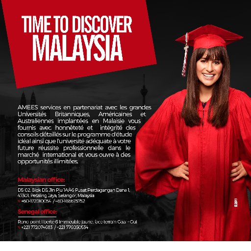 AMEES is a student placement agency that helps student from African and Middle Eastern countries to access and benefit from the best Malaysian Universities