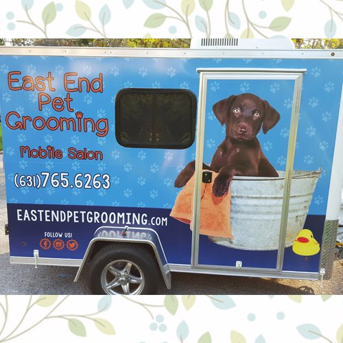 The Pet Groomers that come straight to your driveway! Grooming furry friends on the East End of Long Island for over 15 years!